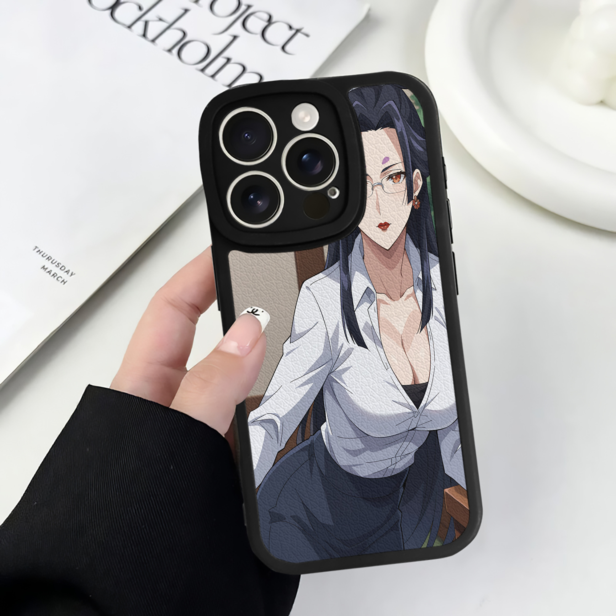 薬屋のひとりごと The Apothecary Diaries 【iPhone 16シリーズ対応】シリコンスマホケース（レザー調） 材質：シリコン